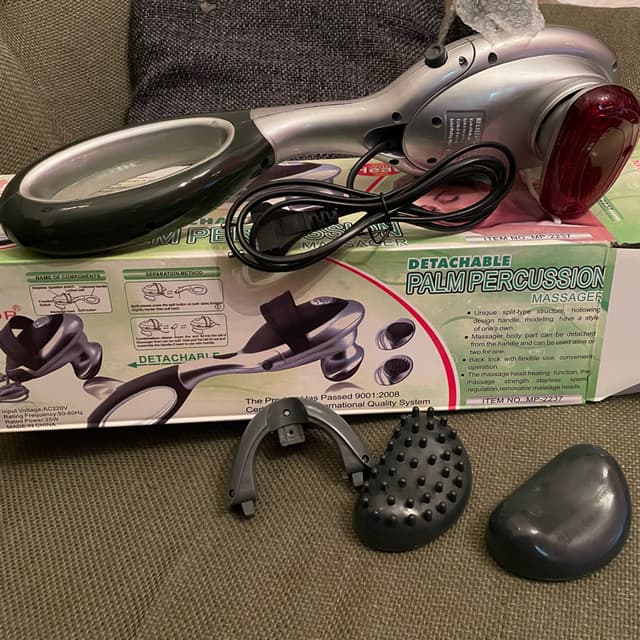 Infraed and heat massager