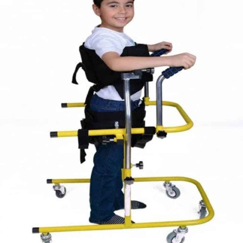 Cerebral palsy with support belts